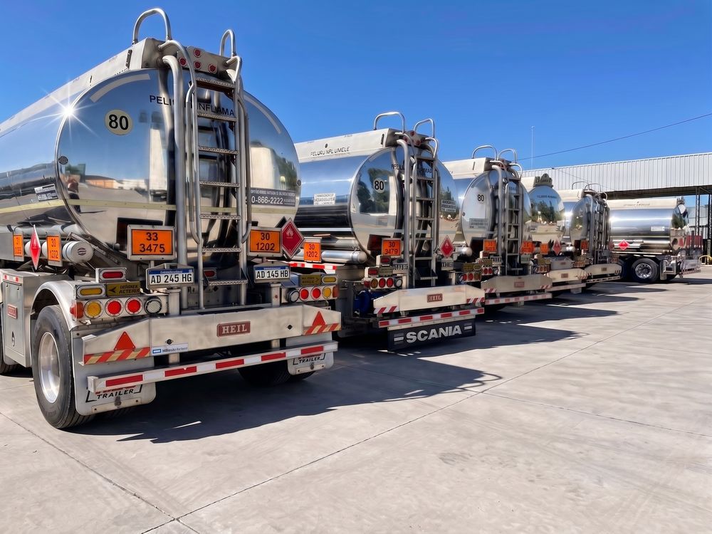 Cisternas de combustible de la flota Leveal
